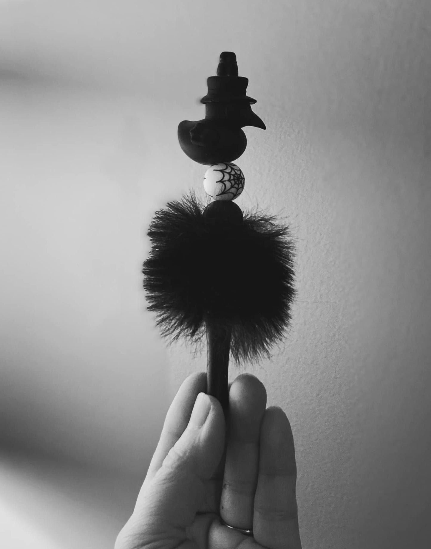 Black Duck Black Fluffy Pen