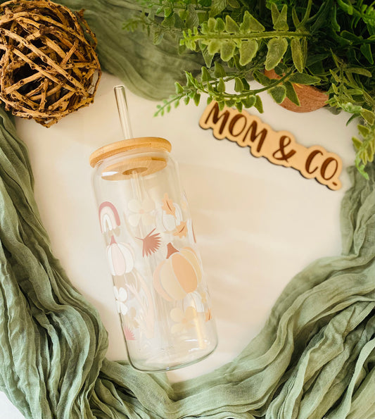 Boho Pumpkin Glass