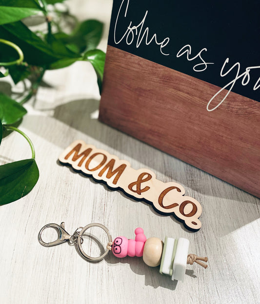 Bookworm / Teacher Mini Keychain